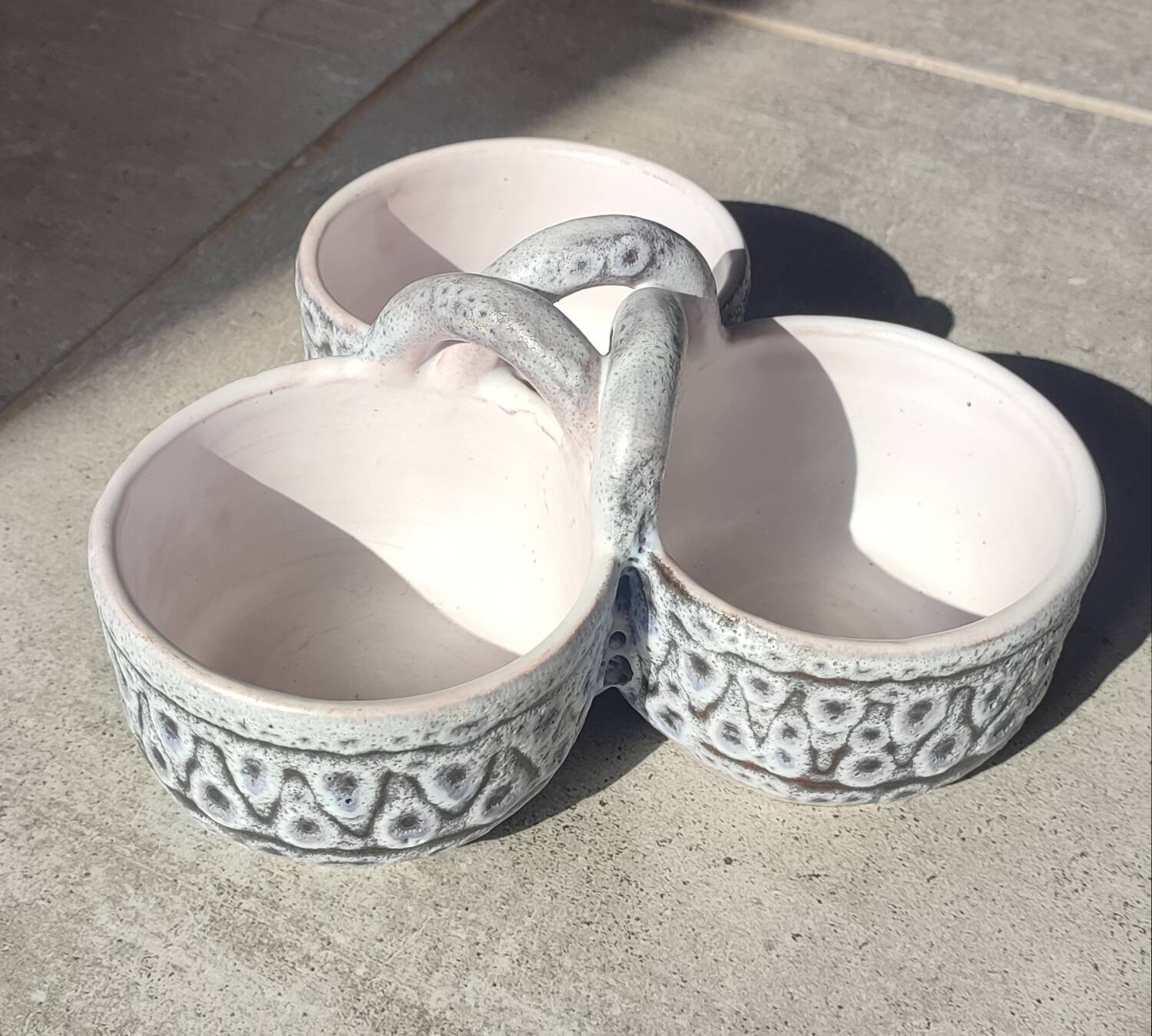 Tripod ceramic bowls by Jean Austruy from the 1950s/60s.