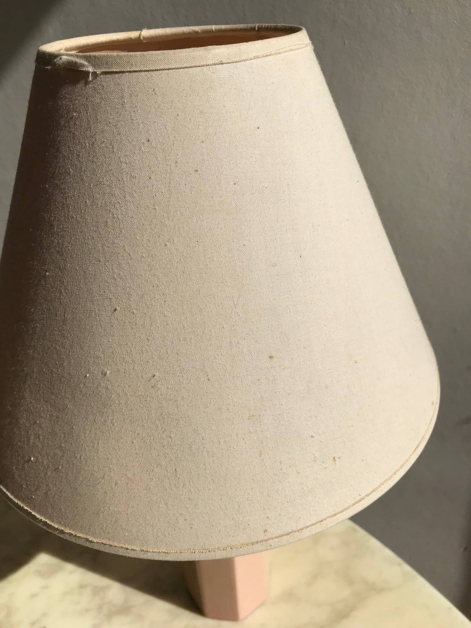 Lampe crayon rose des années 1980