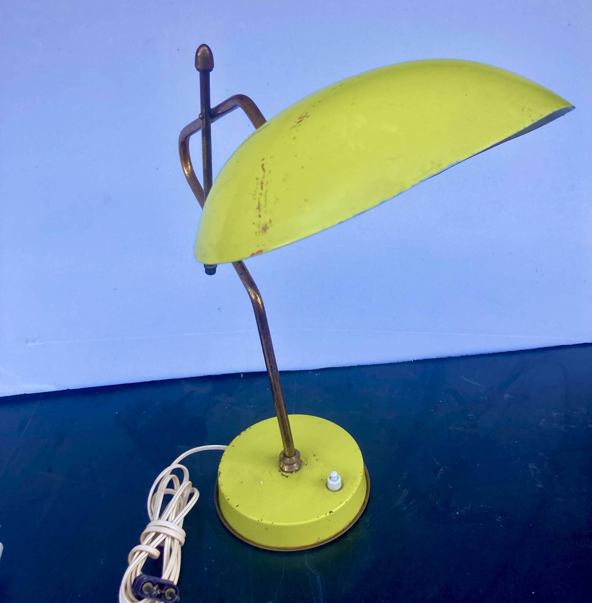 Desk lamp by jean boris lacroix - vintage from the 1950s - rare!!!