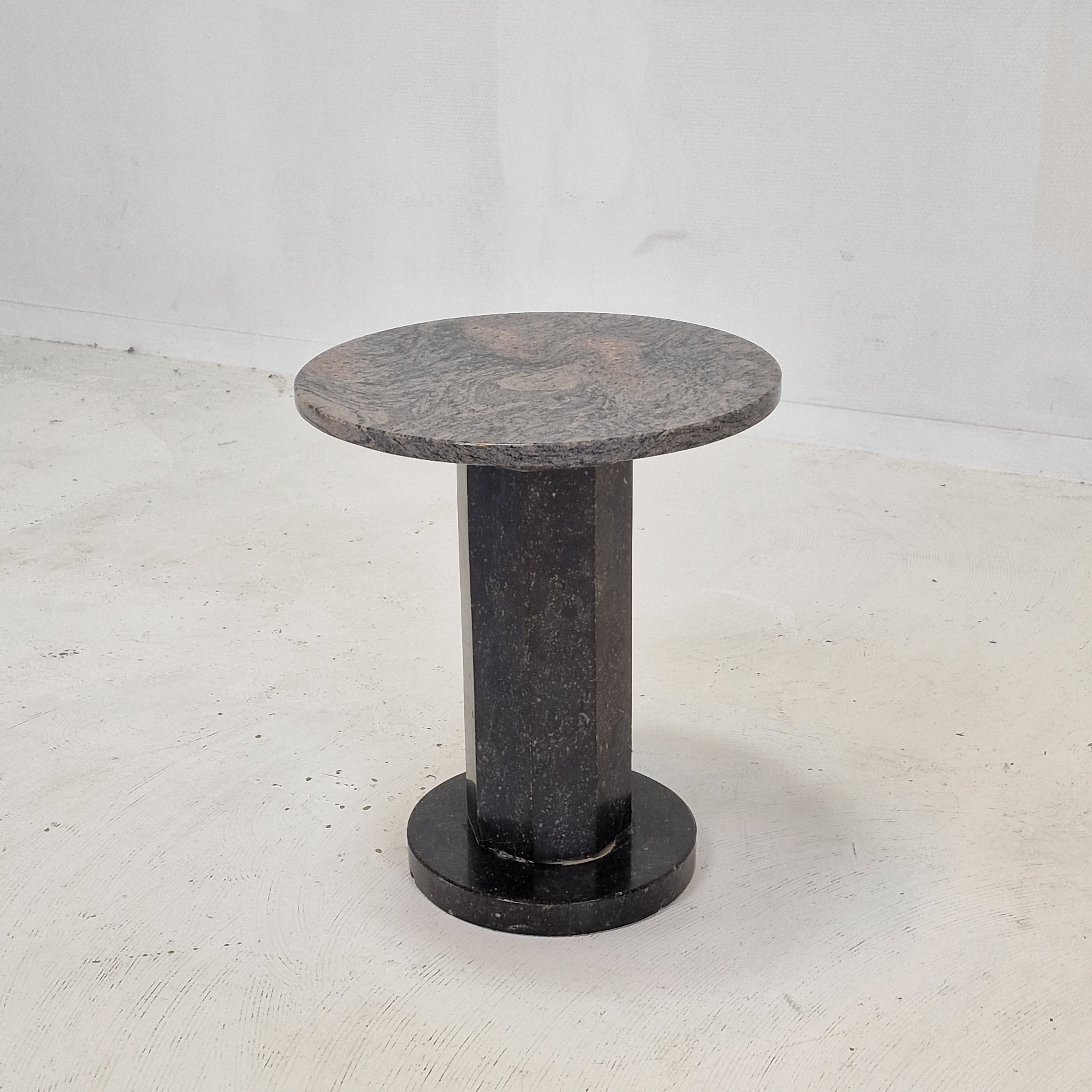 Italian Coffee or Side Table in Granite, 1980s