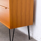 Vintage teak chest of drawers by Wk Möbel, 1970s