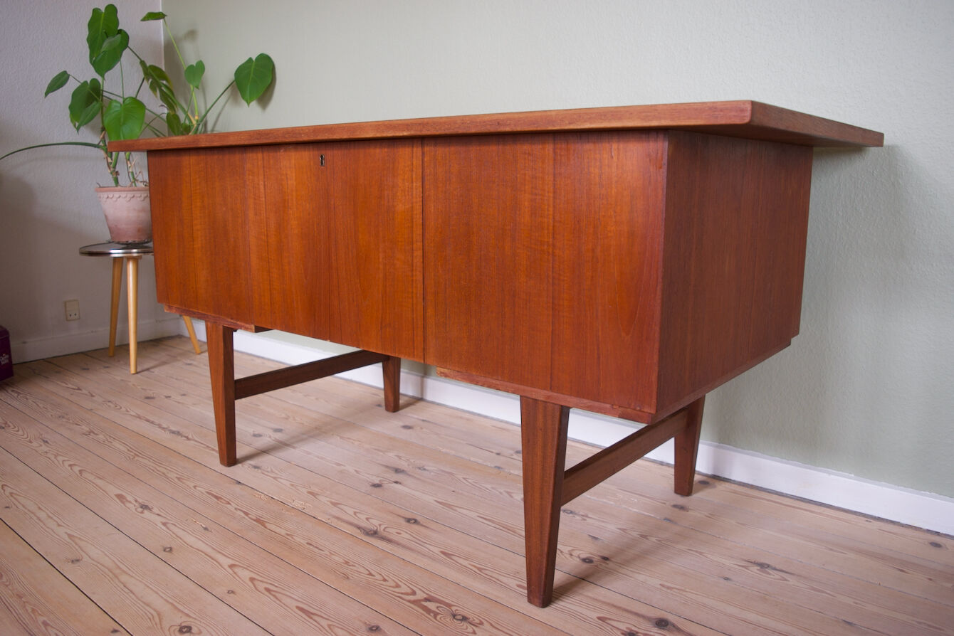 Mid-Century Danish Teak Desk, 1960s