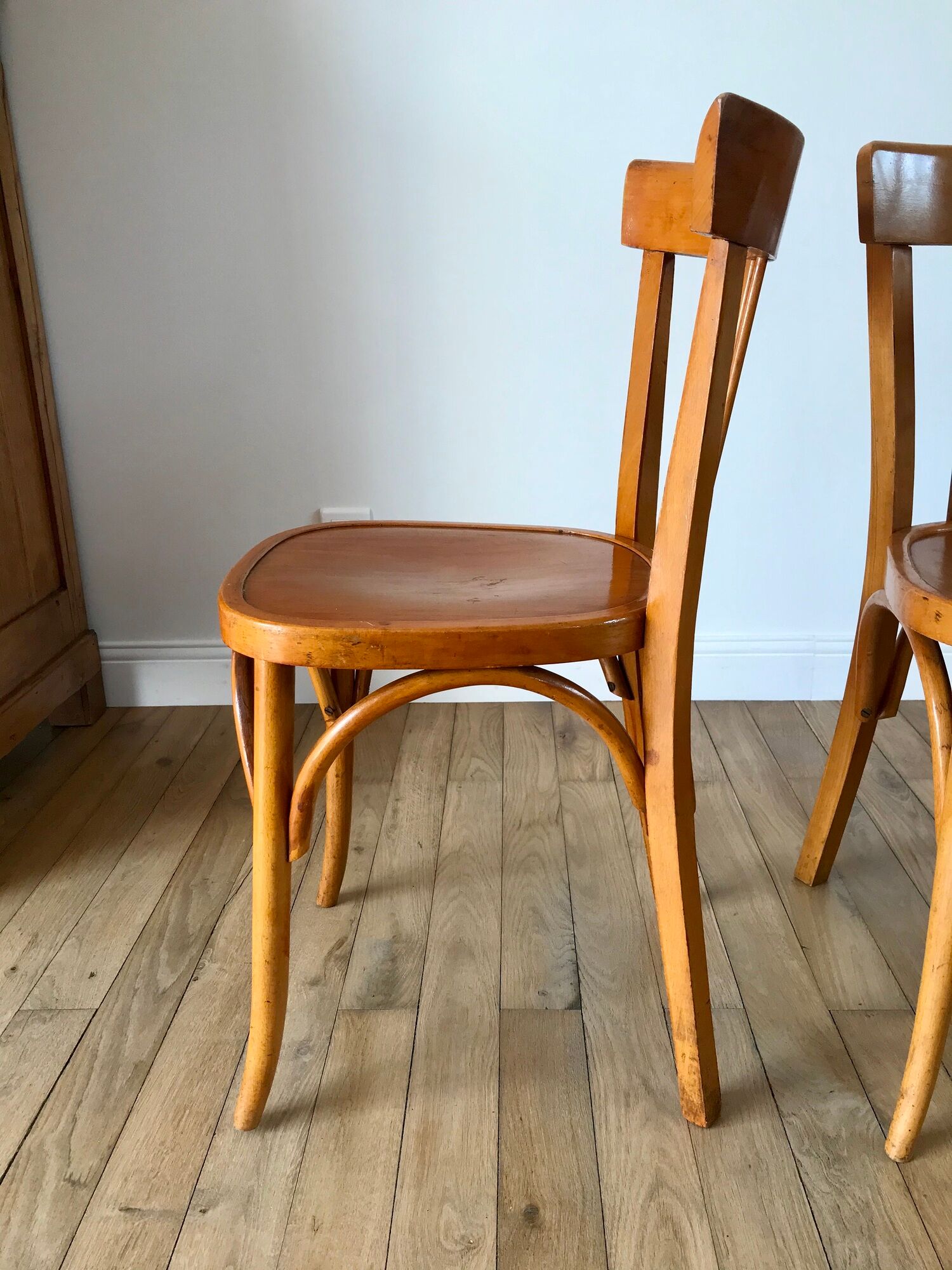 Set of 3 Luterma bistro chairs 50s