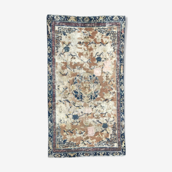 Tapis ancien chinois fait main 200x364cm