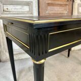 Petit bureau noir style Louis XVI