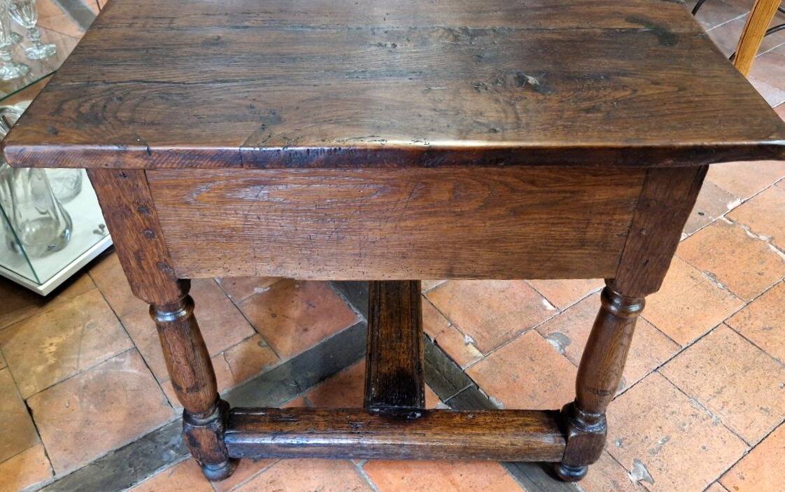 Table en chêne, début XIXe