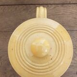 Pitcher in glazed earth Honey N°2 with lid