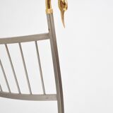 Paire de chaises cygnes, USA 1970