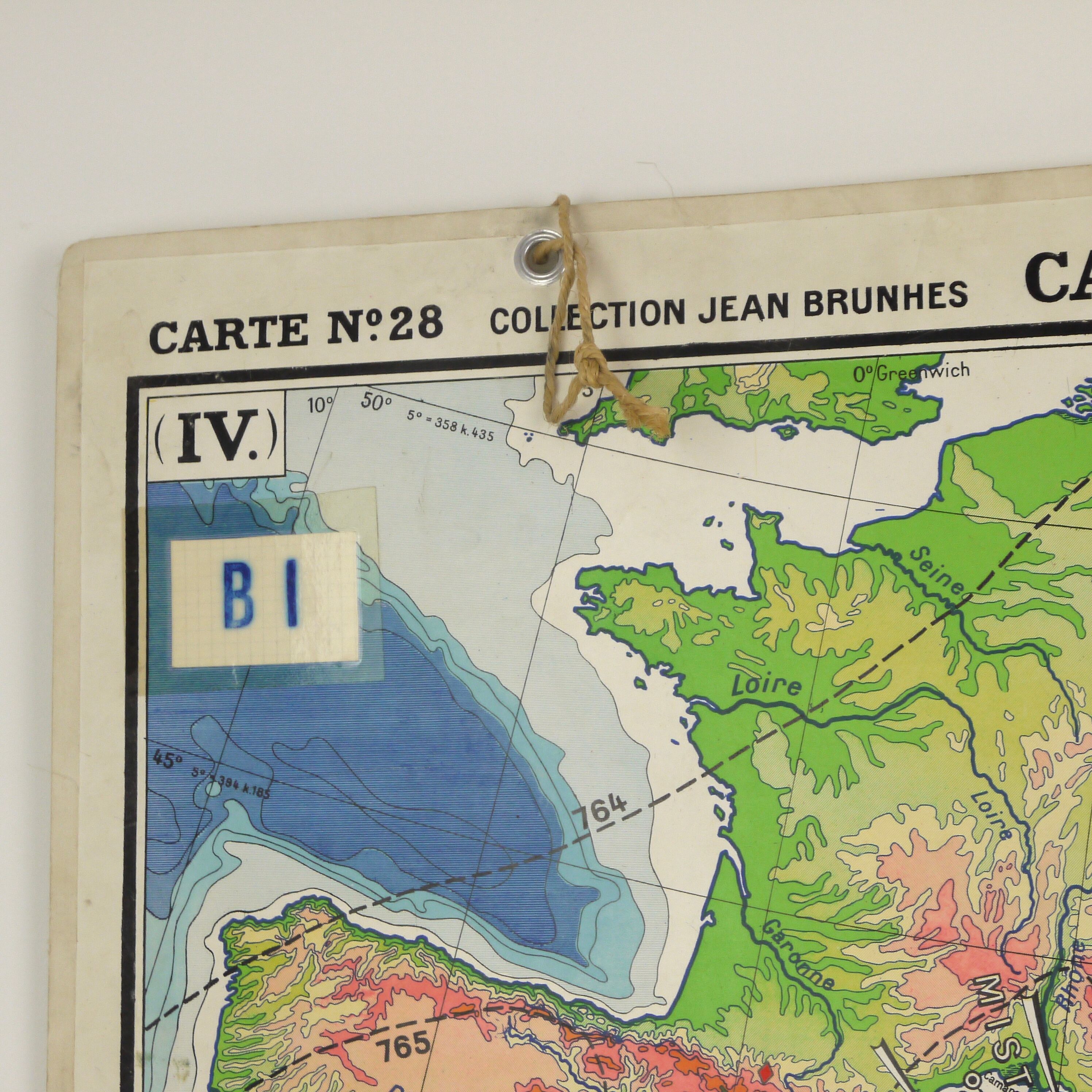 Carte de géographie Camille Vallaux - Cartes générales des océans et des mers