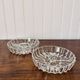 Set of 2 antique glass bowls