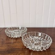 Lot de 2 coupelles anciennes en verre