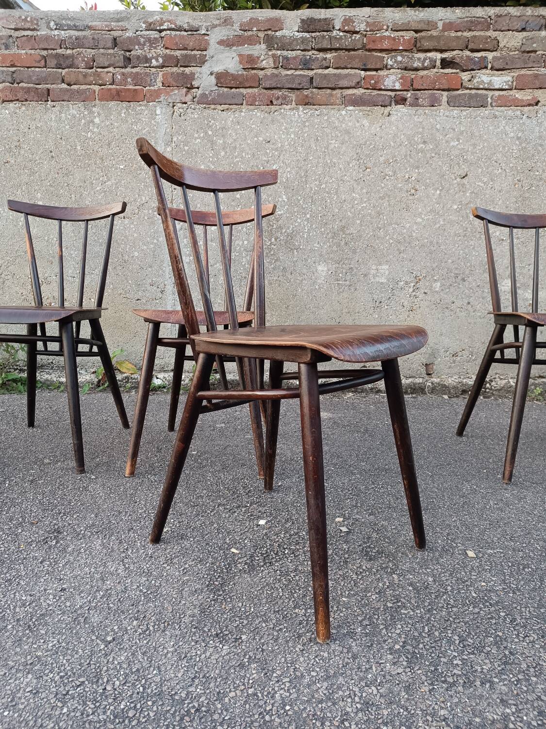 Set of 4 chairs by Tatra Nabytok Czechoslovakia 1960