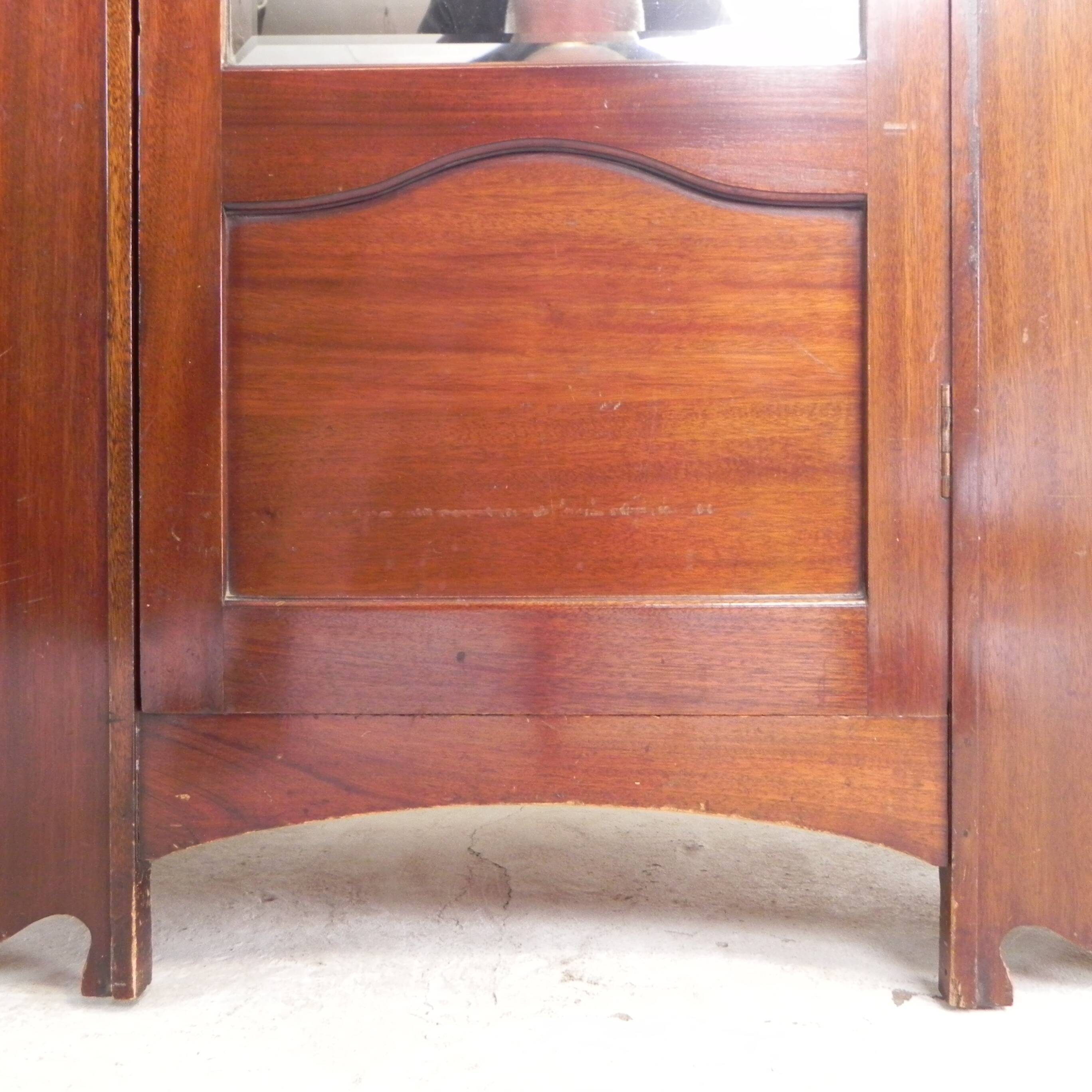 Art Nouveau wardrobe, hanging cupboard