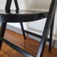 Black tuna and b751 folding chair