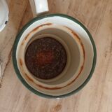 Théière en tôle émaillée