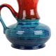 Rare Bay Vase Blue Red West Germany Vintage 79-25