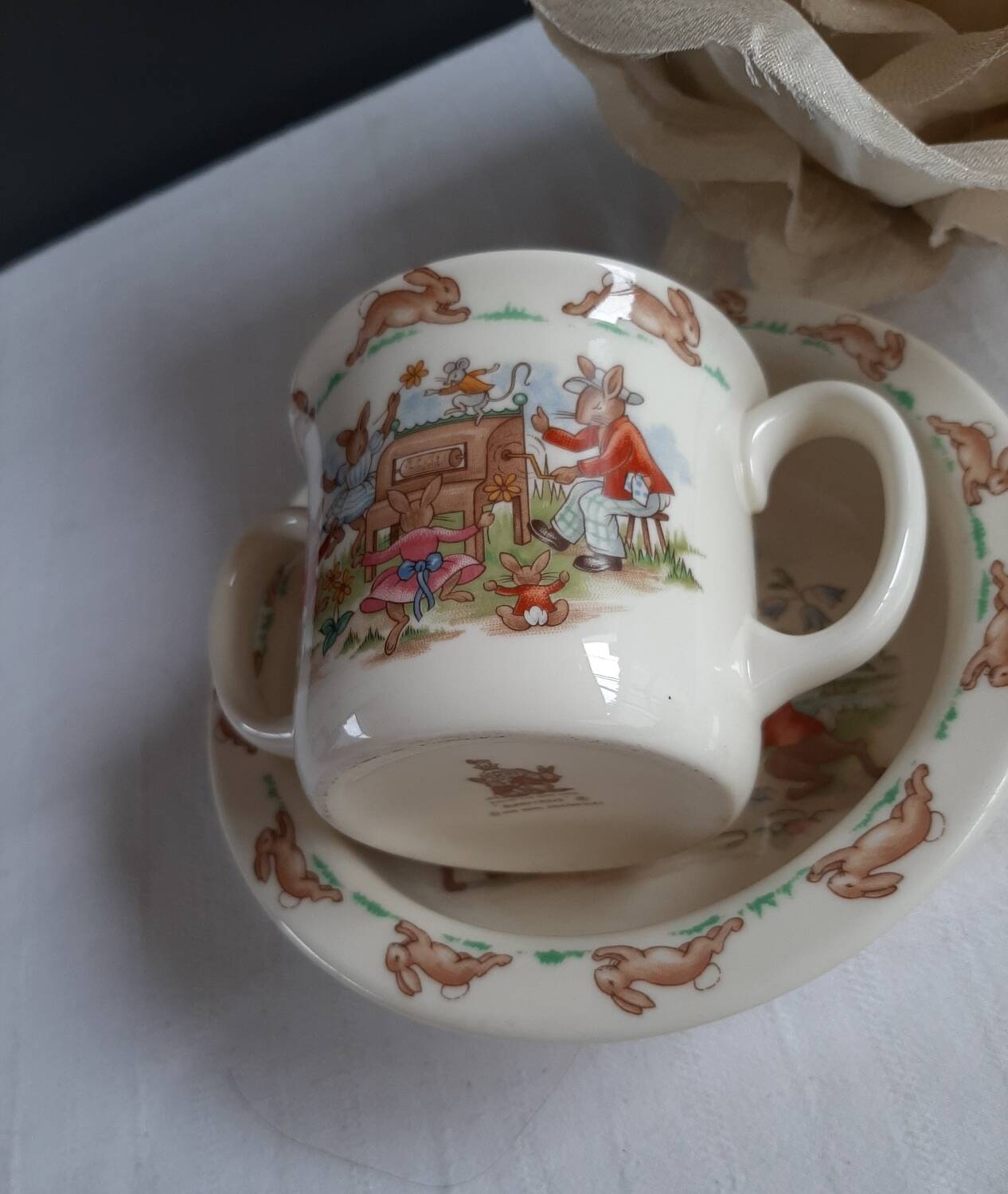 Baby plate and cup