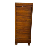 Armoire d'archives art déco vintage / armoire à rideau