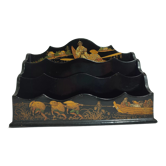 Letter holder Napoleon III Boiled cardboard