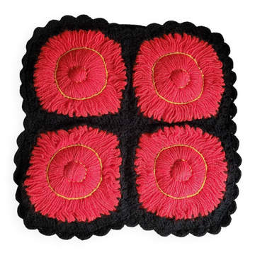 Housse de coussin en crochet 35x35