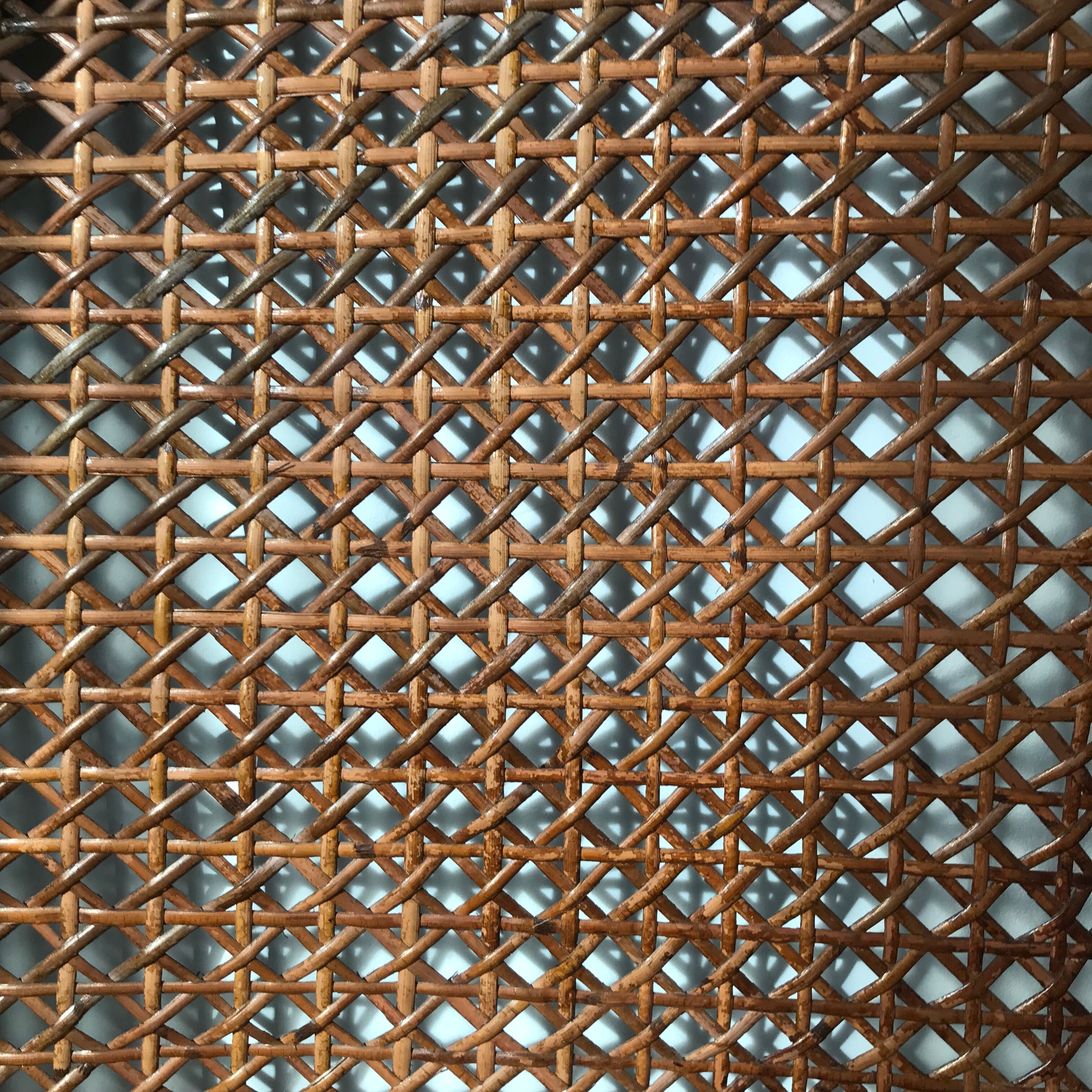 Peacock rattan headof