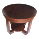 Table basse ronde art déco