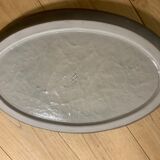 Plat ovale en grès d’Alsace marque Dany Tonin