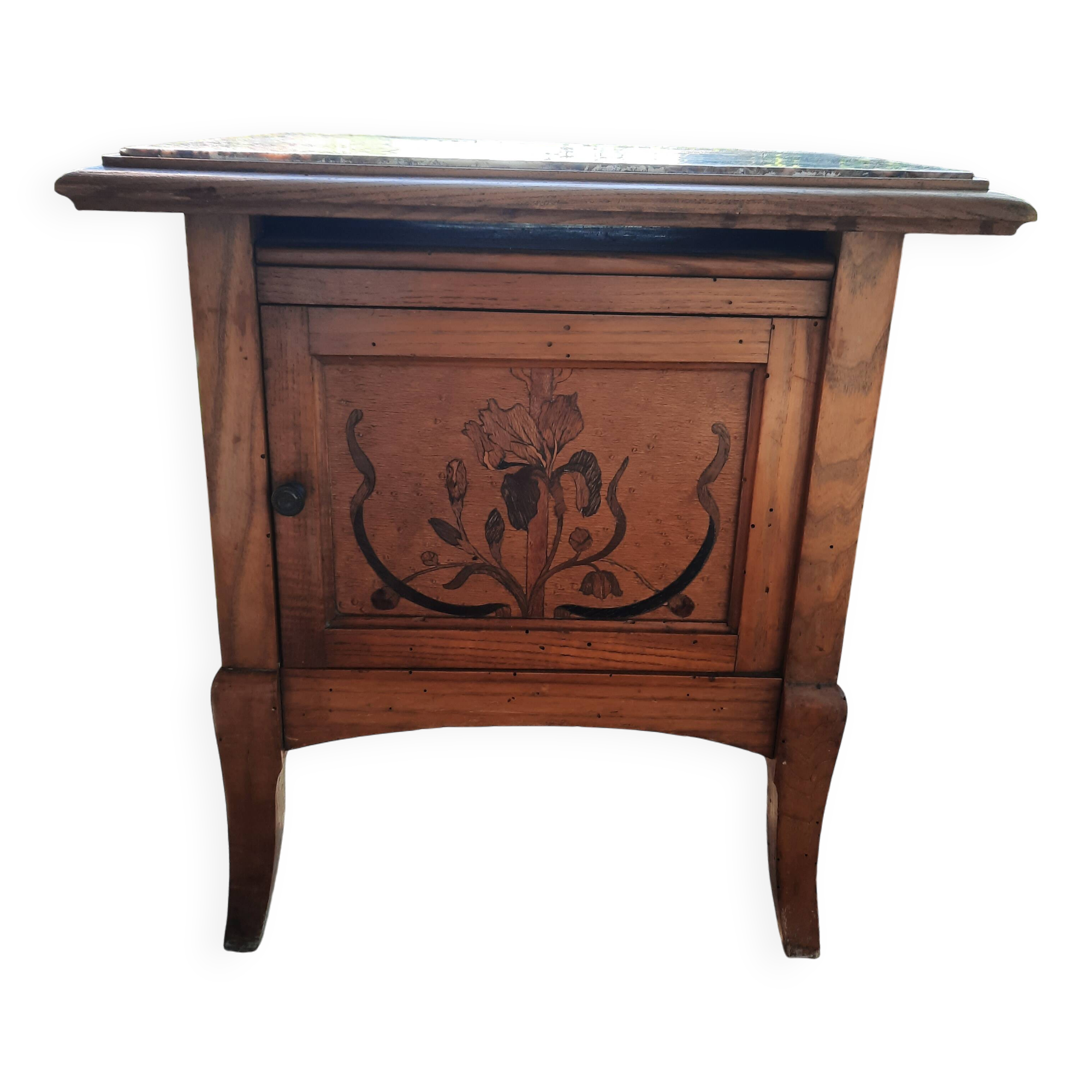 Art Nouveau period bedside table