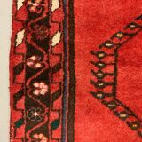 Vintage Tribal Rug 205x137 cm Wool Oriental Hand Made Rug Red, Navy