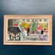 Original Swedish Oil on Canvas – “City Life” by H. Hanson 61 – Vintage & Framed – 72 × 45 cm (28.3" x 17.7")