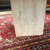 Vintage travertine bass table 1970