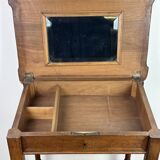 Louis Philippe style walnut side table, dressing table