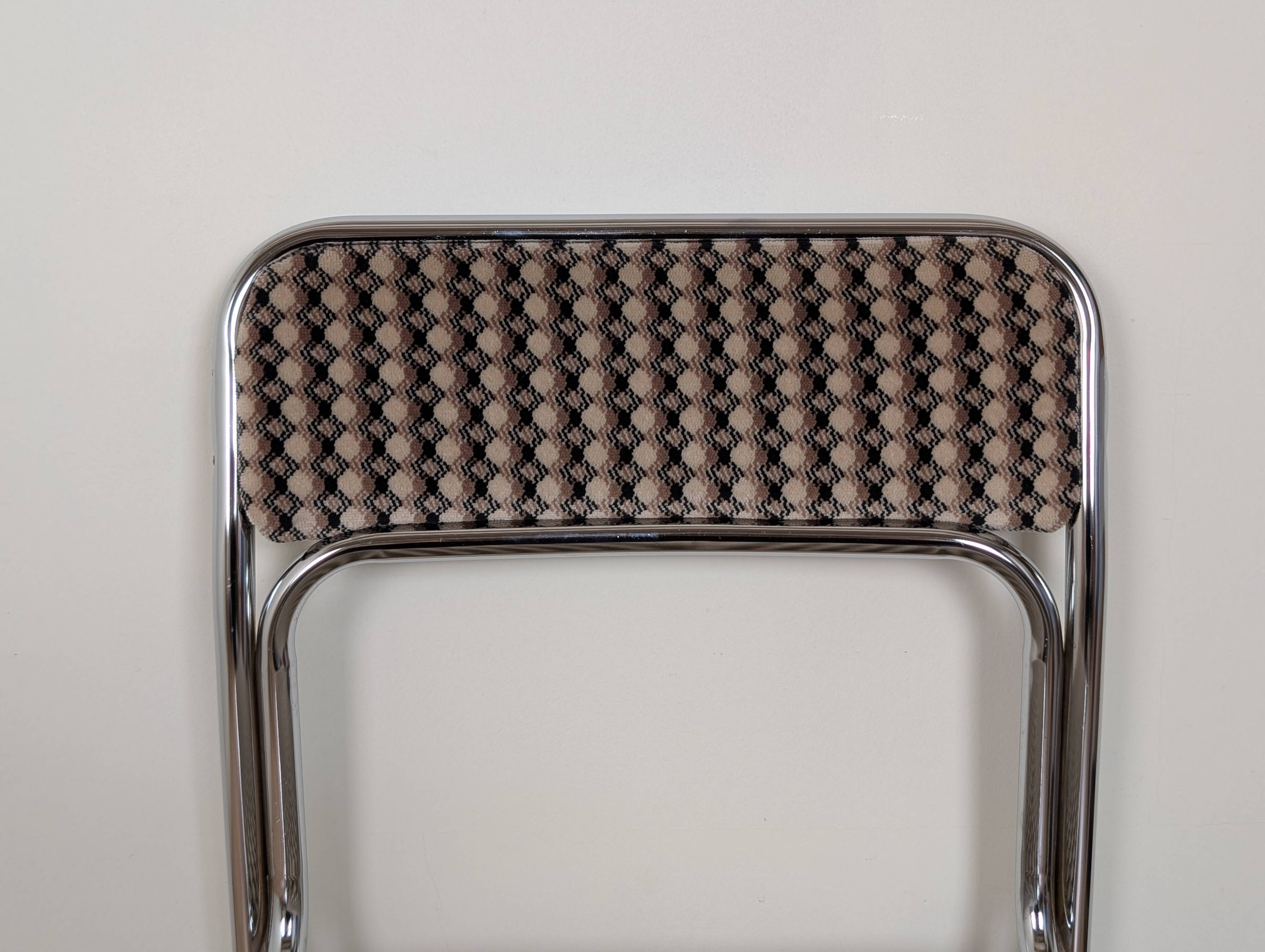 Chrome metal chair