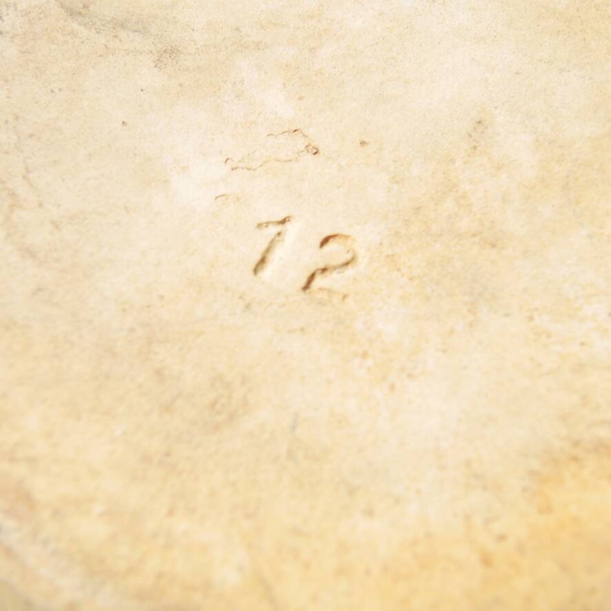 Antique Large Glazed Terracotta Bowl