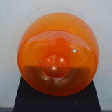 Inflatable plastic pouf