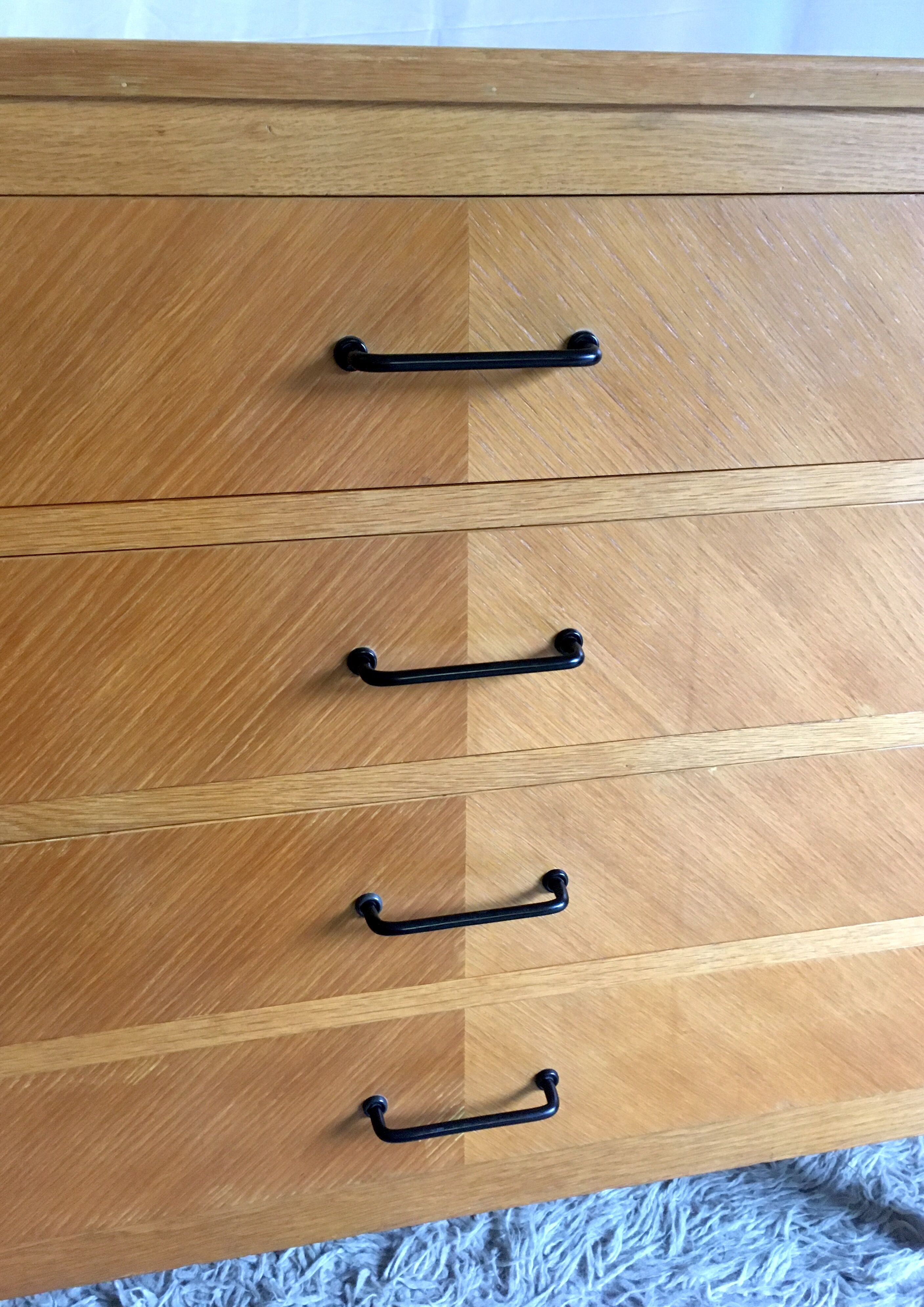 Vintage oak commodity - 60s