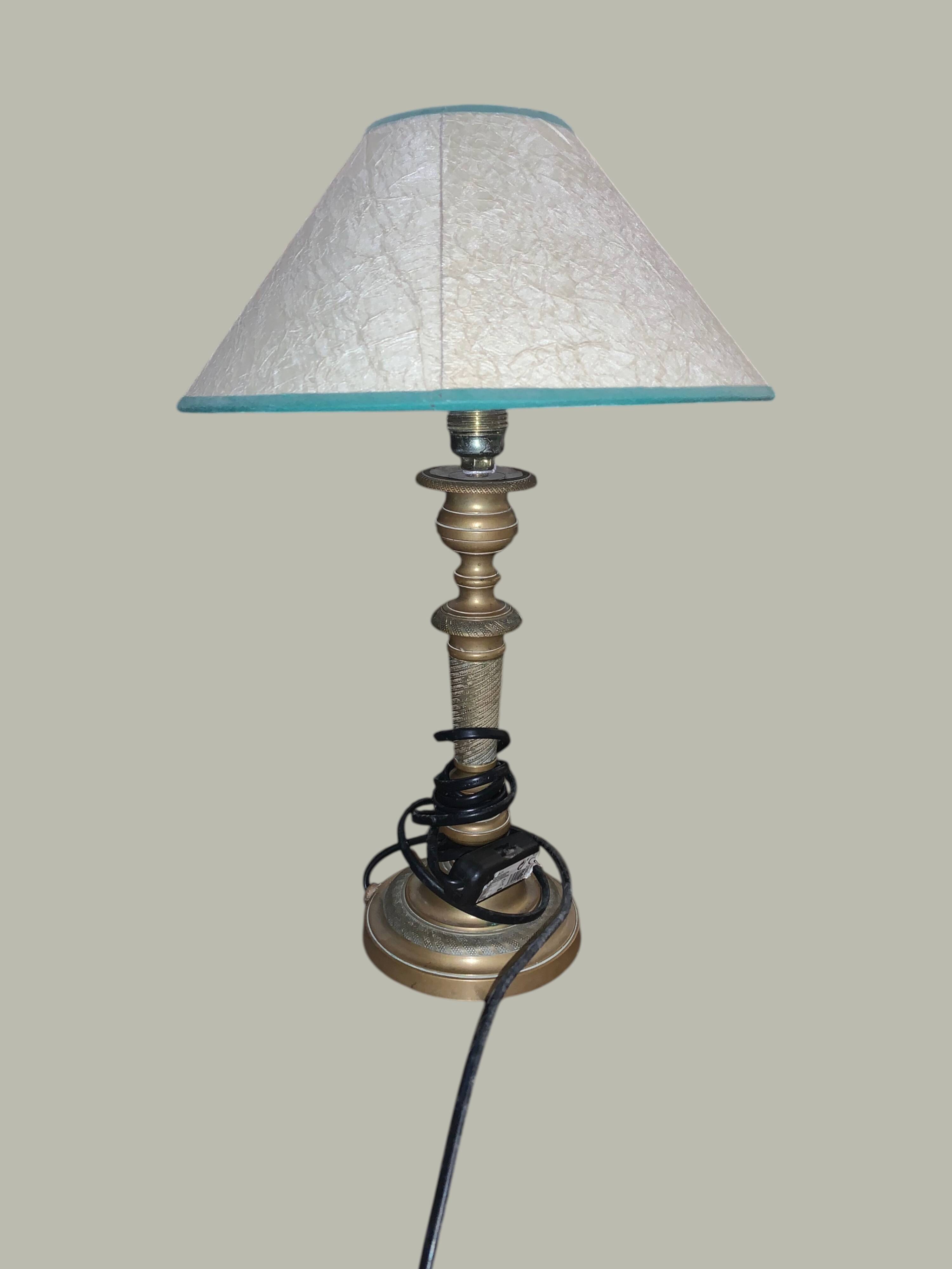 Brass lamp neoclassical style