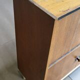 Secretary desk storage unit, 1950s-60s