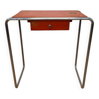 Bauhaus tubular steel chrome table model R12 by Robert Slezak - 1930s
