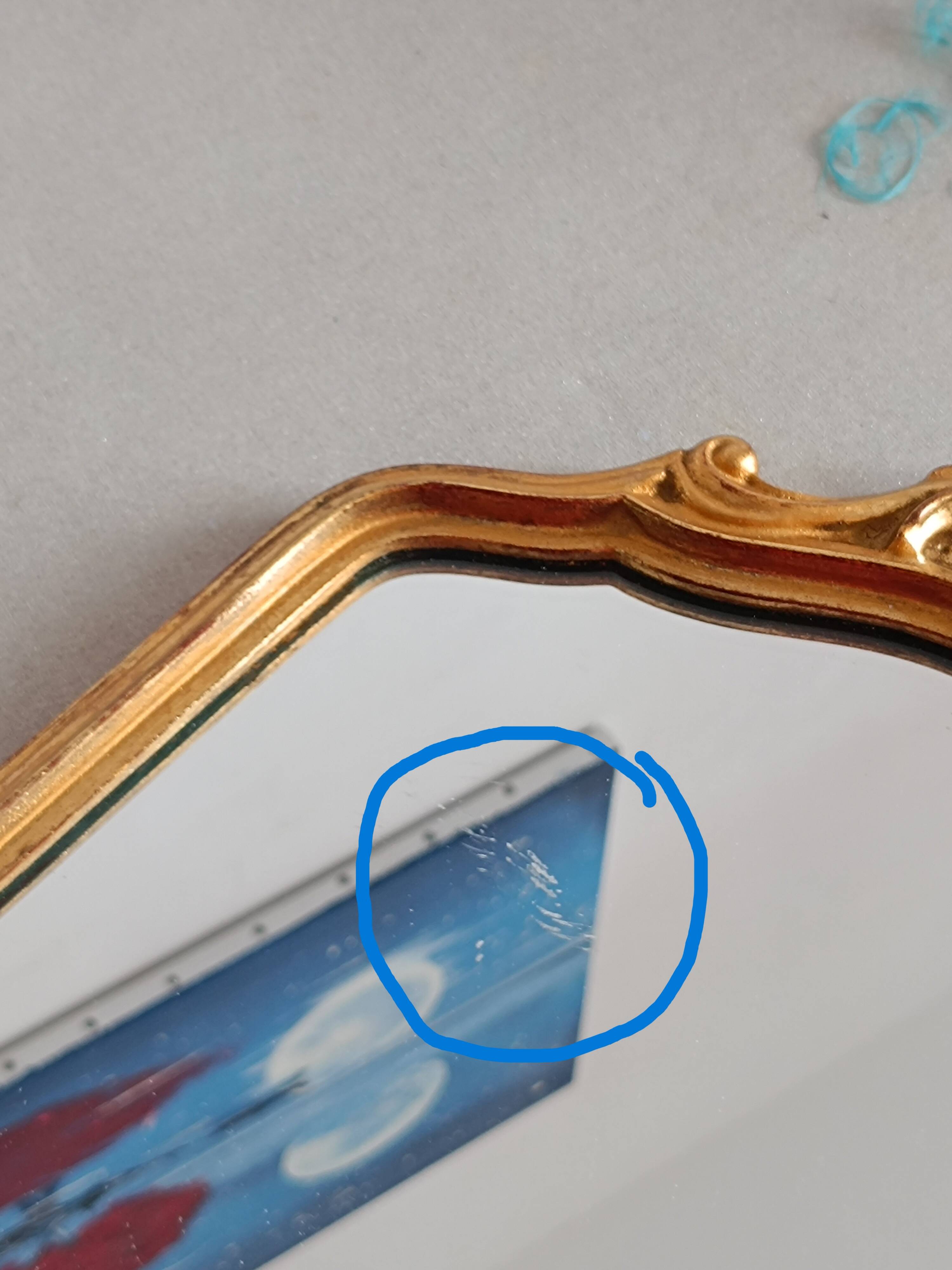 Small baroque mirror