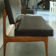 Sofa by Anonima Castelli in teak and skai, 1950s