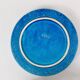 Aldo Londi Bitossi very large round ashtray Rimini blue enamel mid-century, 1950s