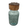 Screwed cork glass jar