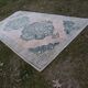 Vintage Turkish hallway rug 165x336 cm