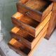 BUREAU A 9 TIROIRS EN NOYER 1900
