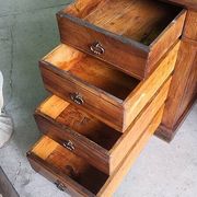BUREAU A 9 TIROIRS EN NOYER 1900