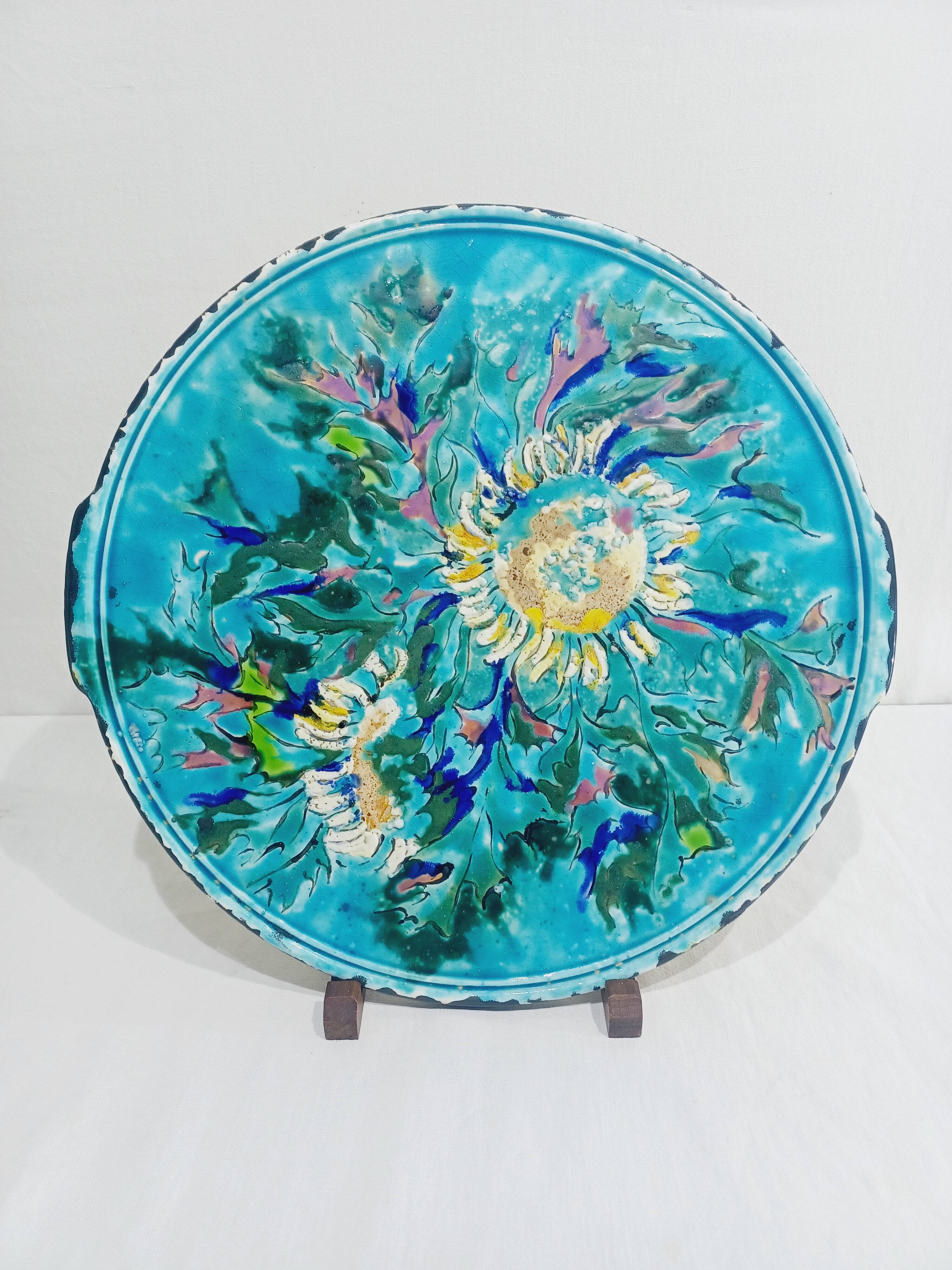 M. Saturnino – Round ceramic dish