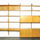 Oak modular wall unit by Poul Cadovius for Cado, 1960s