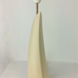 "Concorde" lamp vintage white ceramic 1960