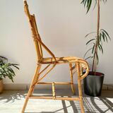 Vintage rattan chair 1970